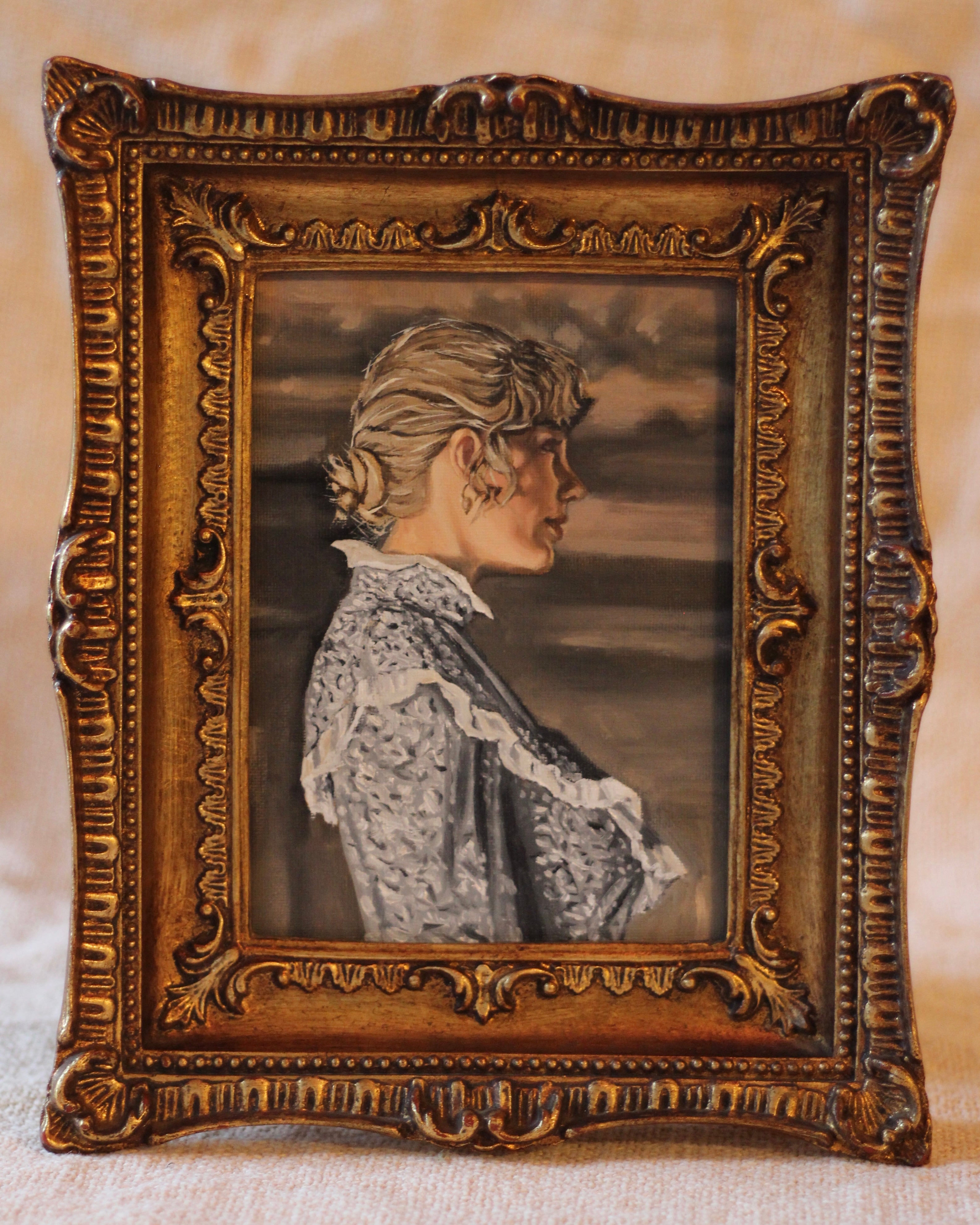 Willow: The Thread's End | Baroque Wooden Frame · 22 x 27 cm · Original
